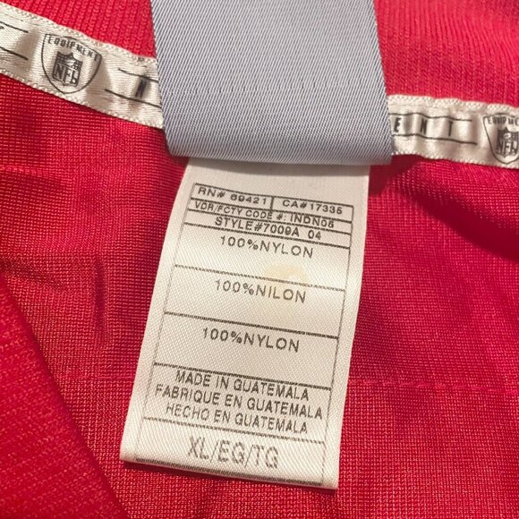 Kansas City Chiefs Dante Hall 82 Reebok NFL Equipment Jersey XL - Picture 5 of 16